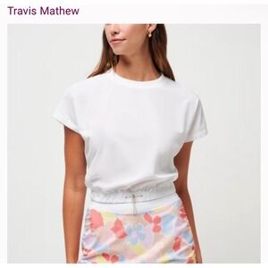 Travis Mathew - Women's Crop, Drawstring Top.‎ Large.
